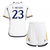 Real Madrid Ferland Mendy #23 Replika babykläder Hemmaställ Barn 2023-24 Kortärmad (+ korta byxor)